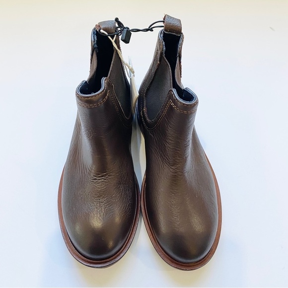 NEW Zara Little Girls leather ankle booties - Picture 1 of 5